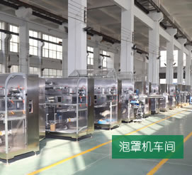 泡罩包装机车间